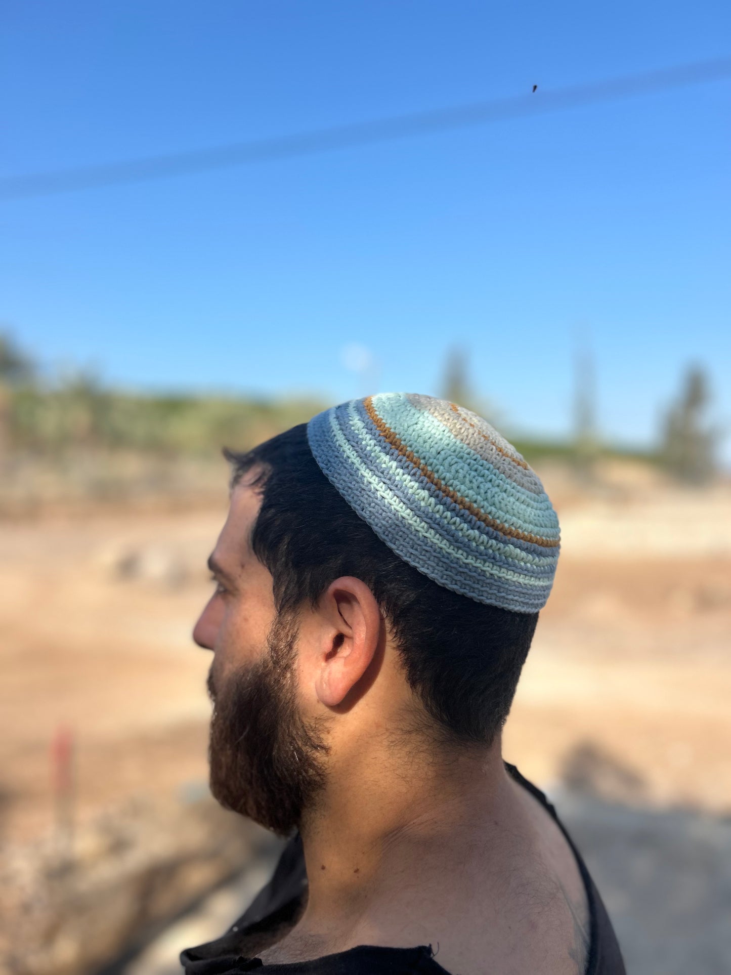 HANDMADE CROCHET KIPPAH MADE IN ISRAEL AUTHENTIC & UNIQUE CHO0SE YOUR OWN DESIGN