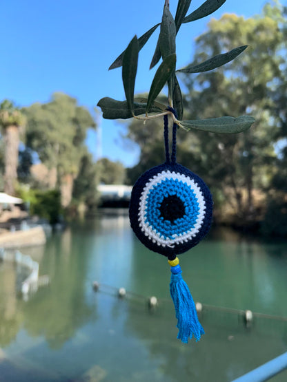 Evil Eye Hand Croched Proctection Ornament