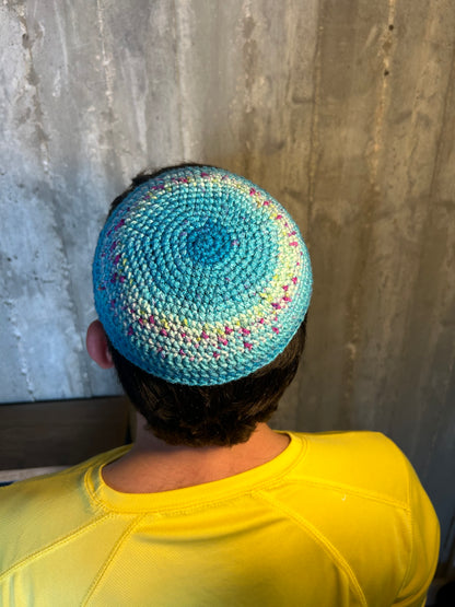 HANDMADE CROCHET KIPPAH MADE IN ISRAEL AUTHENTIC & UNIQUE CHO0SE YOUR OWN DESIGN