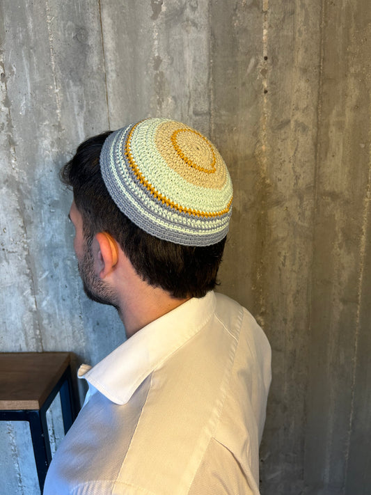 HANDMADE CROCHET KIPPAH MADE IN ISRAEL AUTHENTIC & UNIQUE CHO0SE YOUR OWN DESIGN