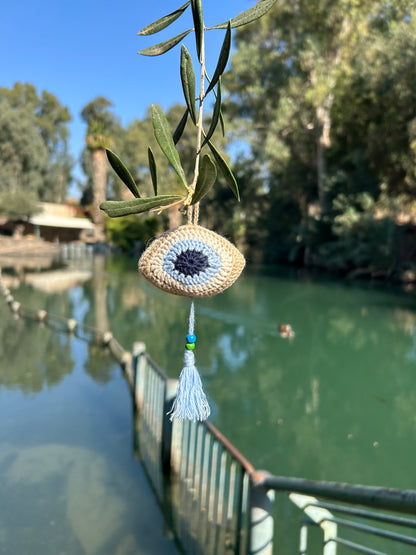 Evil Eye Hand Croched Proctection Ornament