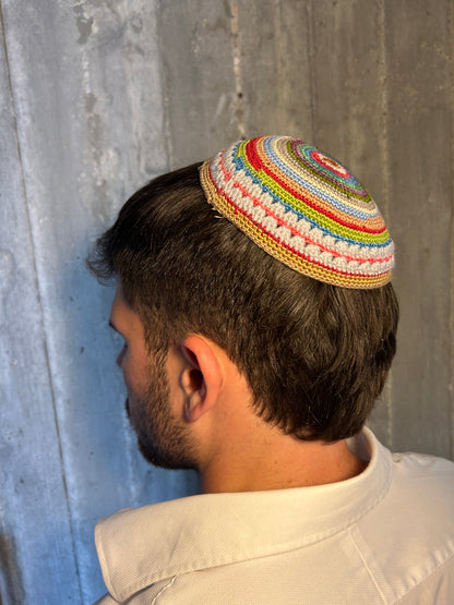 HANDMADE CROCHET KIPPAH MADE IN ISRAEL AUTHENTIC & UNIQUE CHO0SE YOUR OWN DESIGN  eself-8 (5)