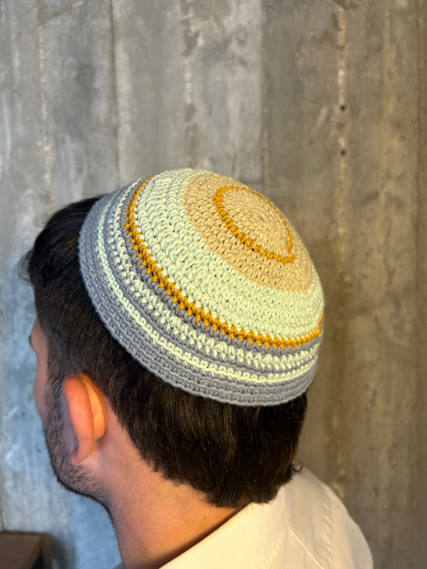 HANDMADE CROCHET KIPPAH MADE IN ISRAEL AUTHENTIC & UNIQUE CHO0SE YOUR OWN DESIGN