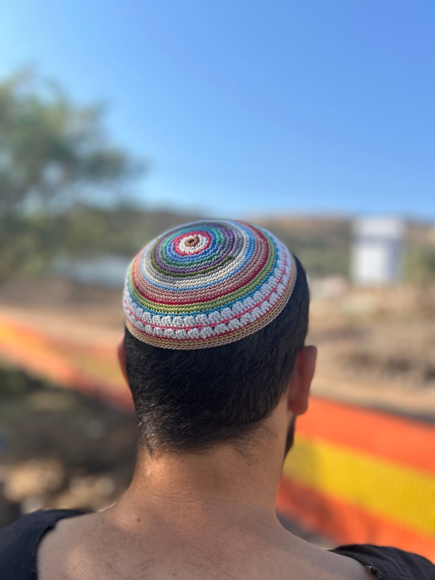 HANDMADE CROCHET KIPPAH MADE IN ISRAEL AUTHENTIC & UNIQUE CHO0SE YOUR OWN DESIGN  eself-8 (5)