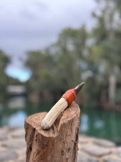 Primitive Heritage flint Knife – Handmade Blade with Ancient Design from Israel