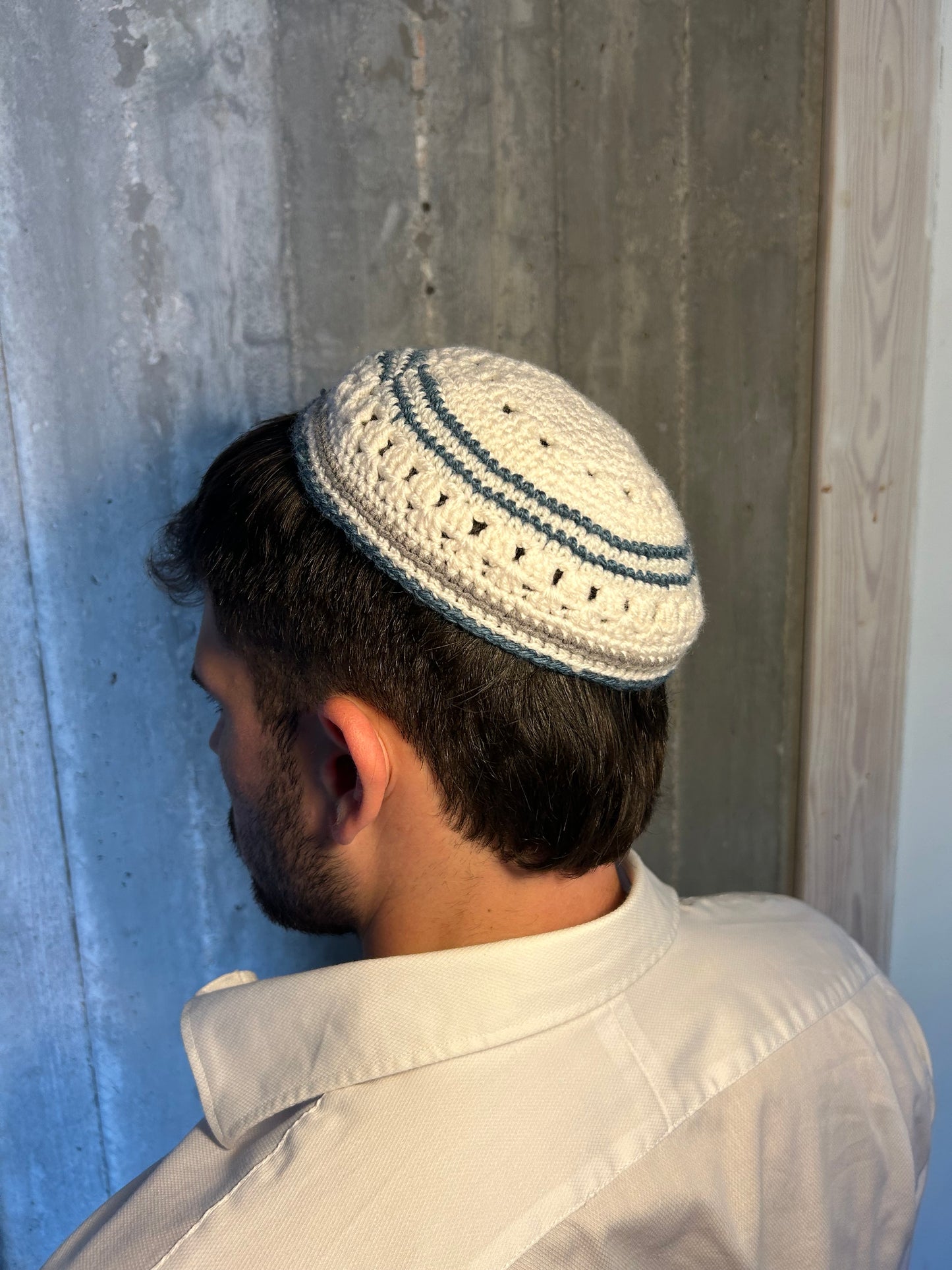 HANDMADE CROCHET KIPPAH MADE IN ISRAEL AUTHENTIC & UNIQUE CHO0SE YOUR OWN DESIGN