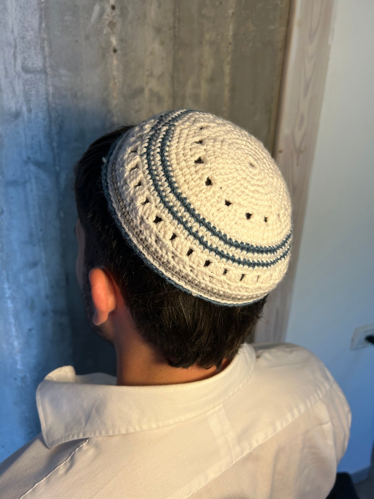 HANDMADE CROCHET KIPPAH MADE IN ISRAEL AUTHENTIC & UNIQUE CHO0SE YOUR OWN DESIGN