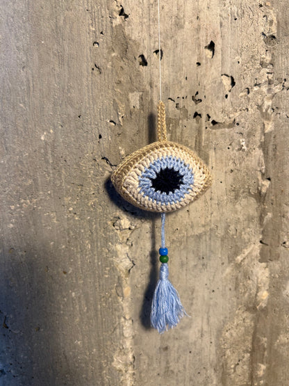 Evil Eye Hand Croched Proctection Ornament