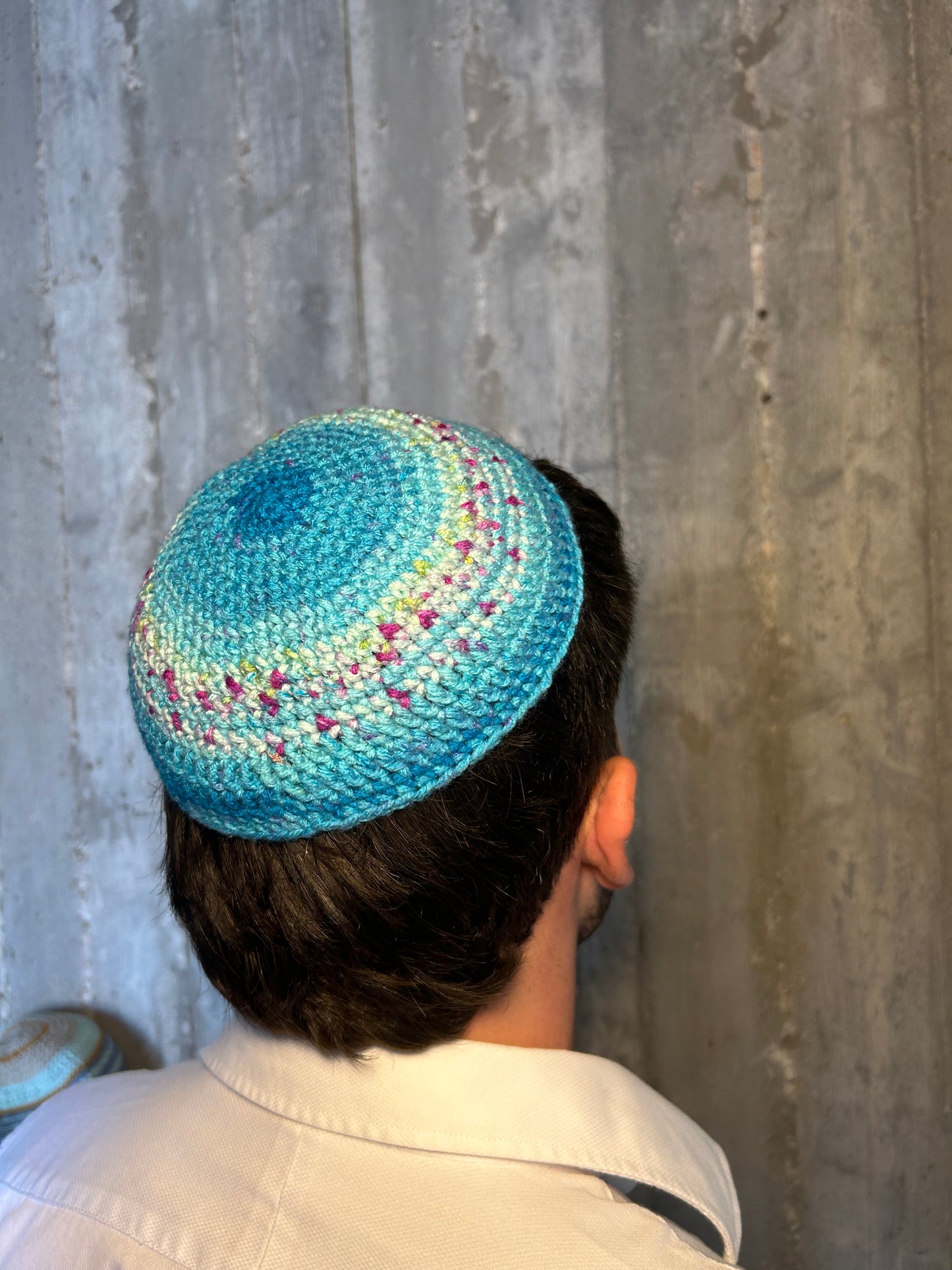 HANDMADE CROCHET KIPPAH MADE IN ISRAEL AUTHENTIC & UNIQUE CHO0SE YOUR OWN DESIGN