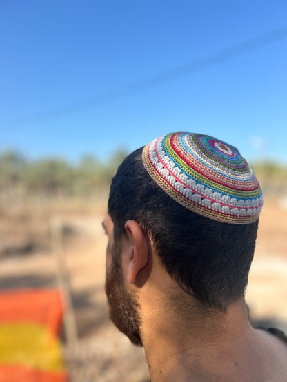 HANDMADE CROCHET KIPPAH MADE IN ISRAEL AUTHENTIC & UNIQUE CHO0SE YOUR OWN DESIGN  eself-8 (5)