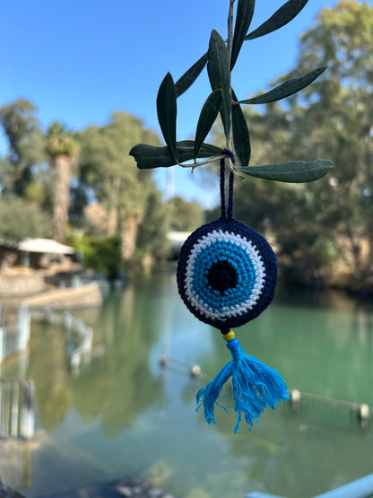 Evil Eye Hand Croched Proctection Ornament