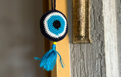 Evil Eye Hand Croched Proctection Ornament